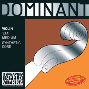 Thomastik-Infeld Dominant Violin Strings Packaging - Synthetic Core, Handmade Quality